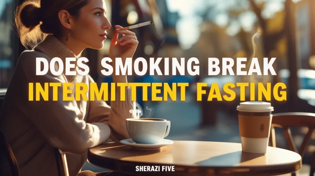Thoughtful person with cigarette, asking “Does Smoking Break Intermittent Fasting?”
