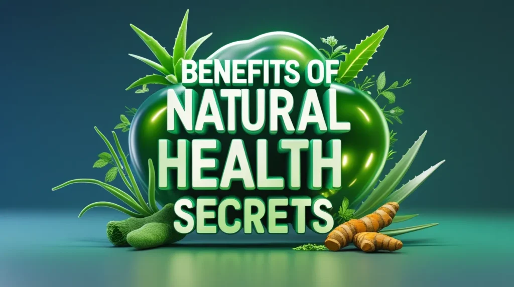 “Healthy lifestyle concept focusing on the benefits of natural health secrets”