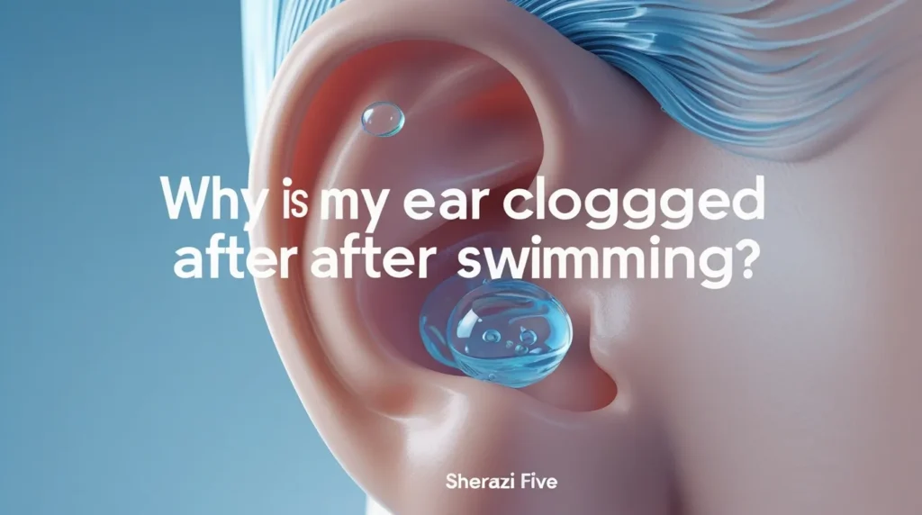 Using earplugs to prevent clogged ears while swimming