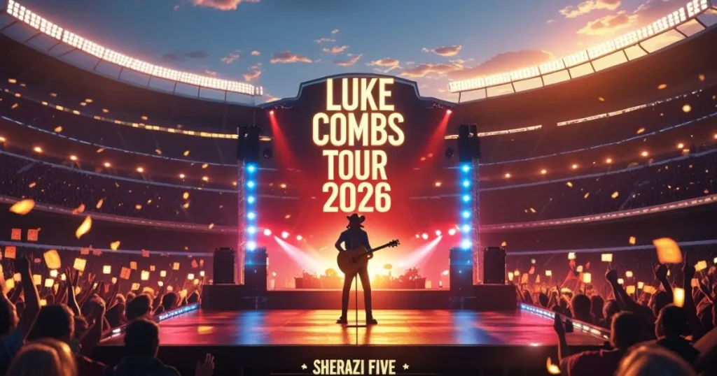 Luke Combs on stage with Thomas Rhett 2026 collaboration tour