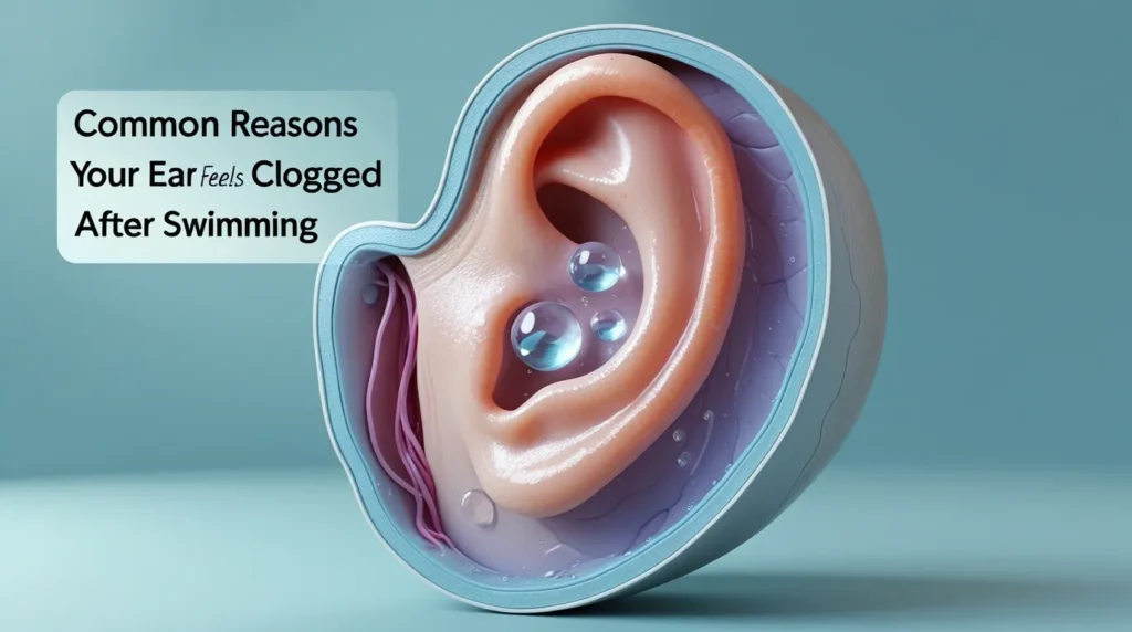 Swimmer’s ear infection symptoms in children and adults