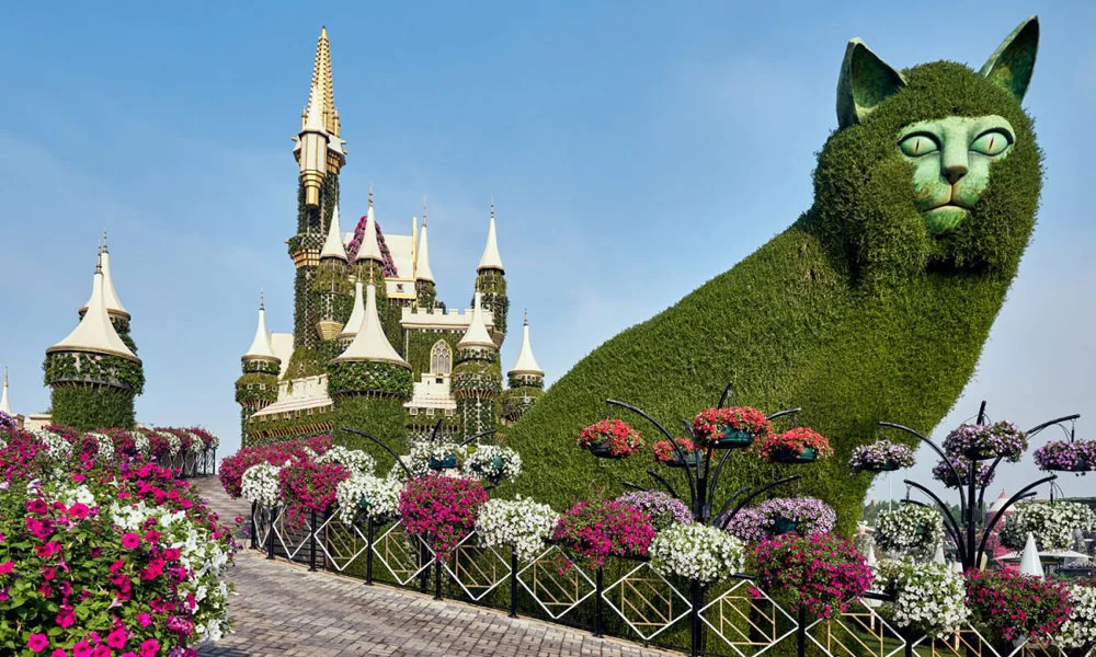 Miracle Garden Dubai seasonal floral displays