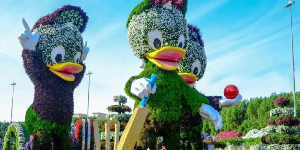 Artistic floral landscapes at Dubai Miracle Garden