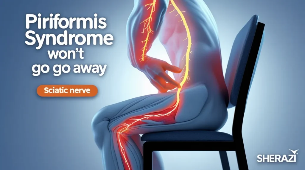 Foam rolling piriformis muscle for pain relief